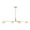 Sean Lavin Khan 4 Light Dining Room Chandelier With Silk Screen White Inside Clear Outside Shade