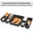 7-Piece Felt Drawer Organizer Set - Dark Gray-121303225
