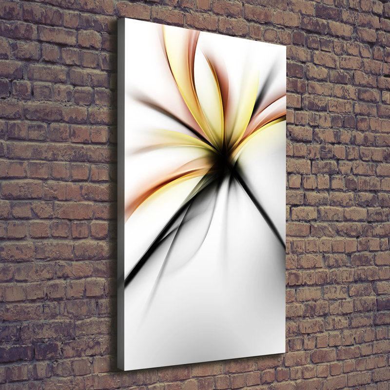 Abstract Flower - Wrapped Canvas Print