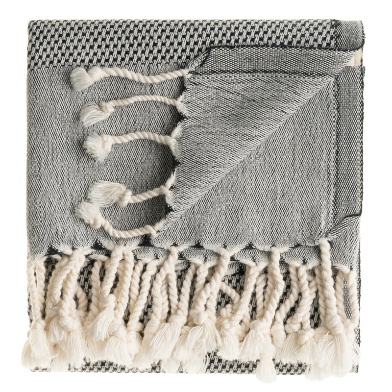 Ensemble de serviettes en coton Whisper, Black