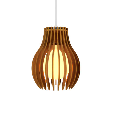 Luminaire suspendu géométrique à 1 lumière Stecche Di Legno