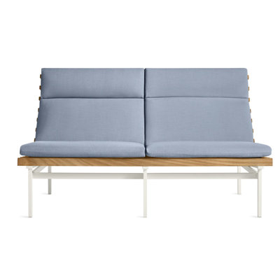 Perch 59" Teak Patio Loveseat