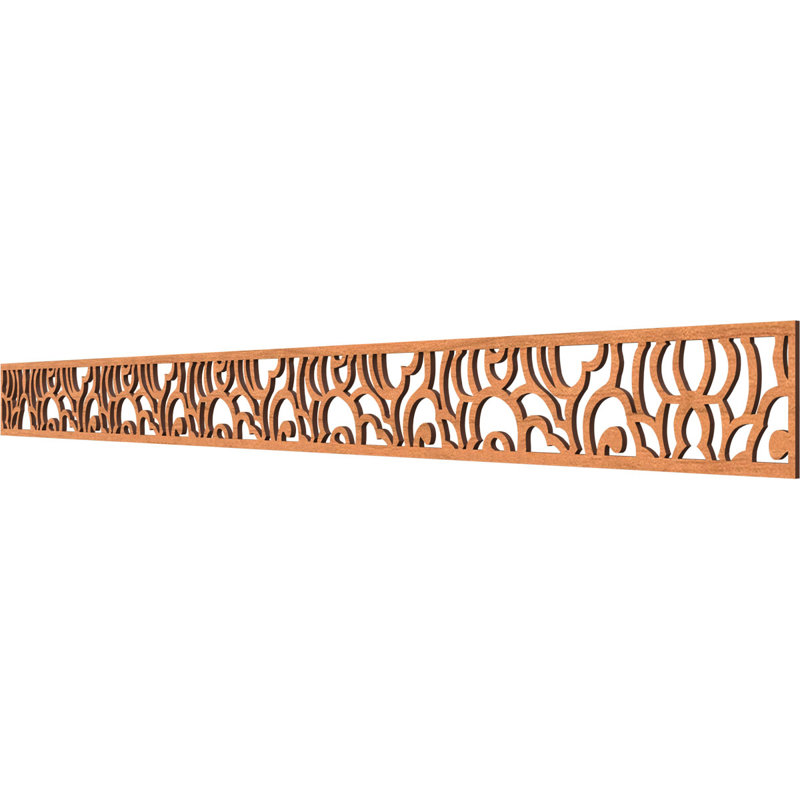 Moulure de panneau Springfield, H 4 po x l 46,375 po x P 0,25 po, Cerisier