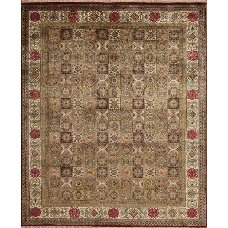 Golden Age Hand Knotted Wool Area Rug, Runner 2'6" x 10'
