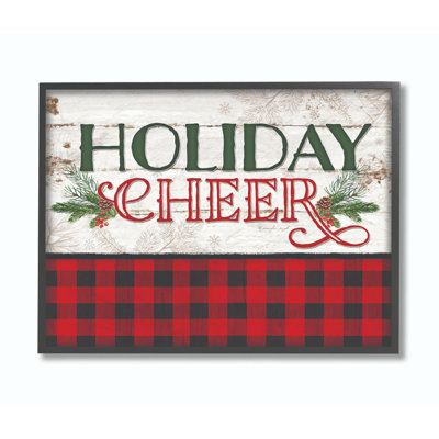 Holiday Cheer - reproduction d'art textuel