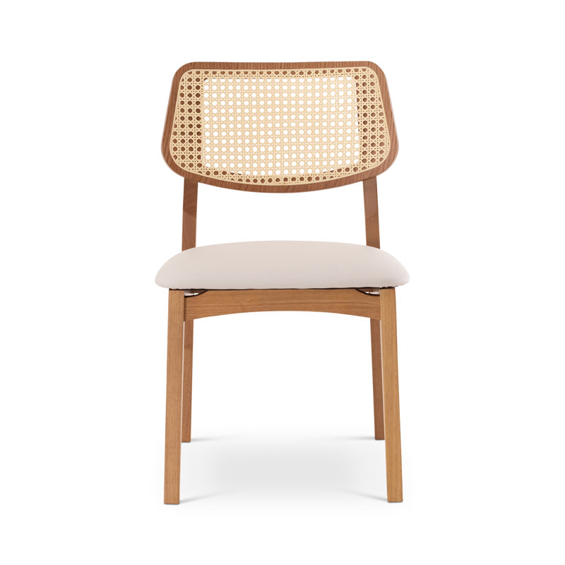 Chaise d'appoint Dryon Cane, Shimmy crème / Domasco / naturel
