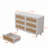 51.18"6-Drawers Rattan Storage Cabinet Rattan Drawer,For Bedroom,Living Room-580775046