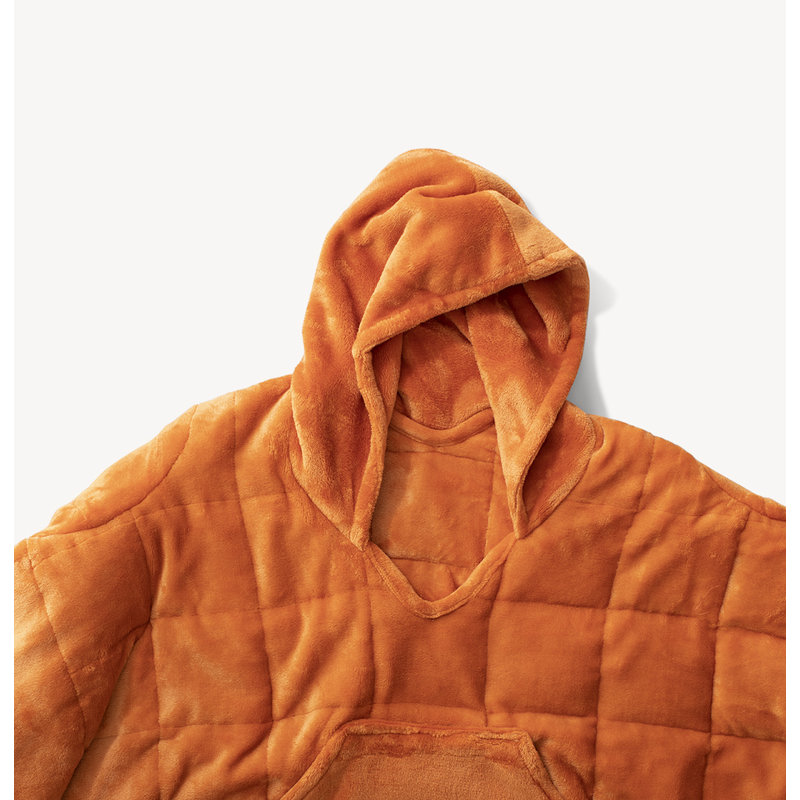 Wearable Weighted Snuggle Blanket, Burnt Orange