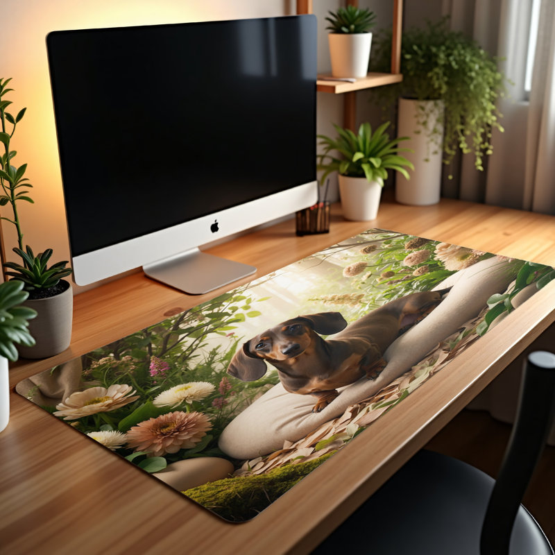 Polyester Desk Pad, 31.5x15.5