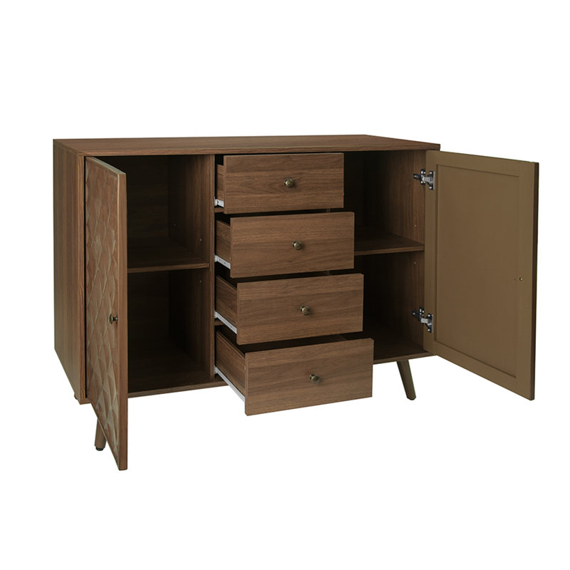 Mahraj 47,24 po de largeur 4 ou plus. - Armoire de rangement à tiroir