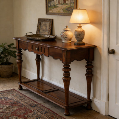 American Retro Solid Wood Console Table