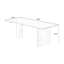 Table de salle à manger rectangulaire en bois massif de couleur noyer clair pour la salle à manger / cuisine-922175783