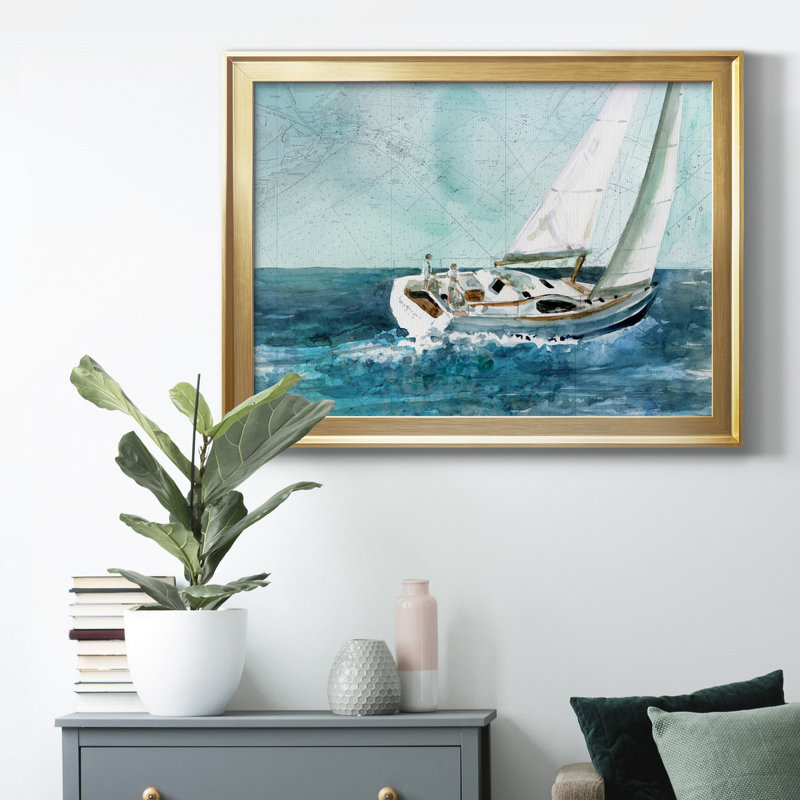 «Antique World Map Grid IV», peinture sur toile encadrée, H 30,5 po x l 42,5 po x P 1,5 po, Or