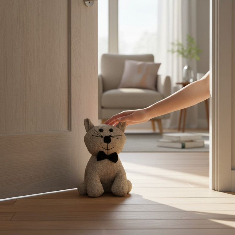 Fabric Cat Doorstop