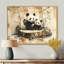 Gerino, famille de panda rétro dans la forêt I - art mural panda-1777834239-1732940188-1777834238