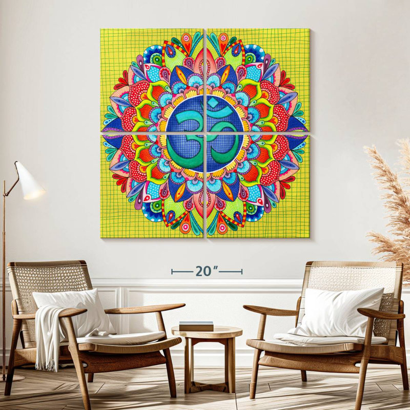 Adella Om Mandala, H 57 po x l 57 po
