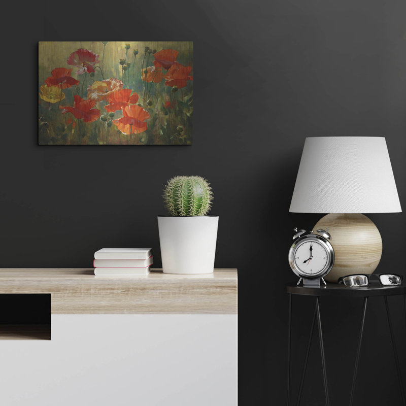 «Poppy Fields» par Emma Styles, H 16 po x l 24 po