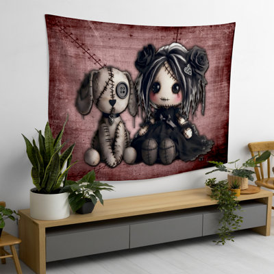 Tapisserie rouge Little Little Stitch Ups