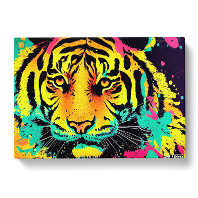 Tiger Splash Vol.3 Abstract - Wrapped Canvas