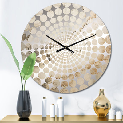 Minnelli - Horloge murale abstraite en marbre