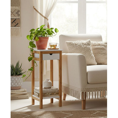 Table de bout avec rangement Alfie-Thomas