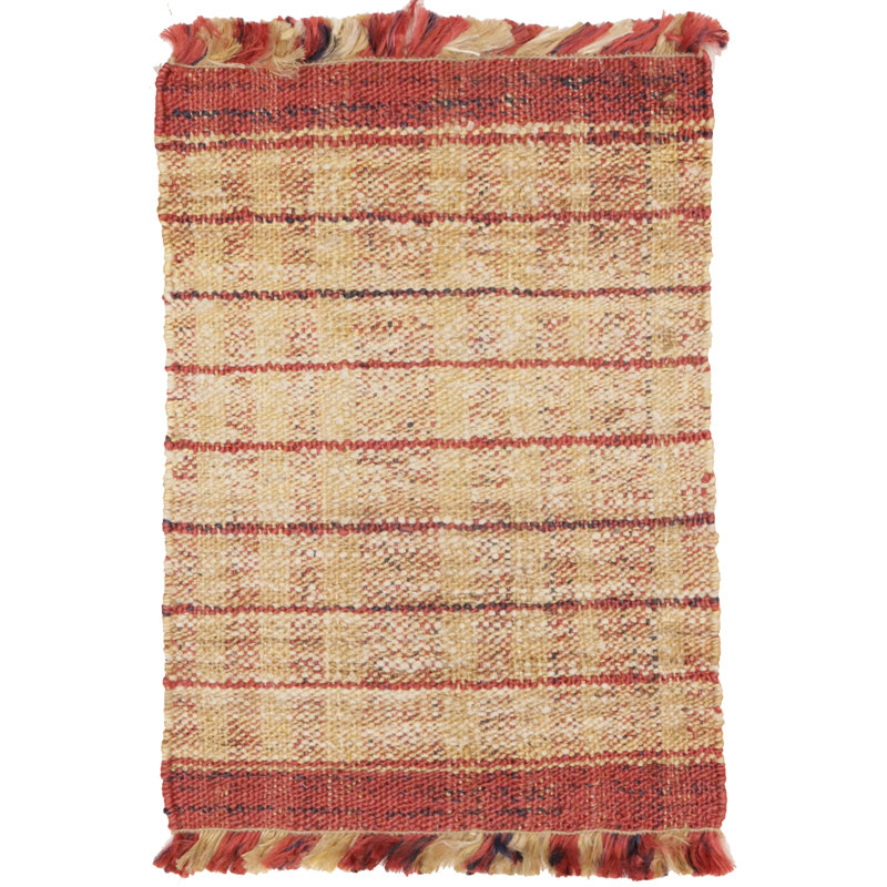Tapis moderne en jute tressé à la main 2 x 3 Sumak