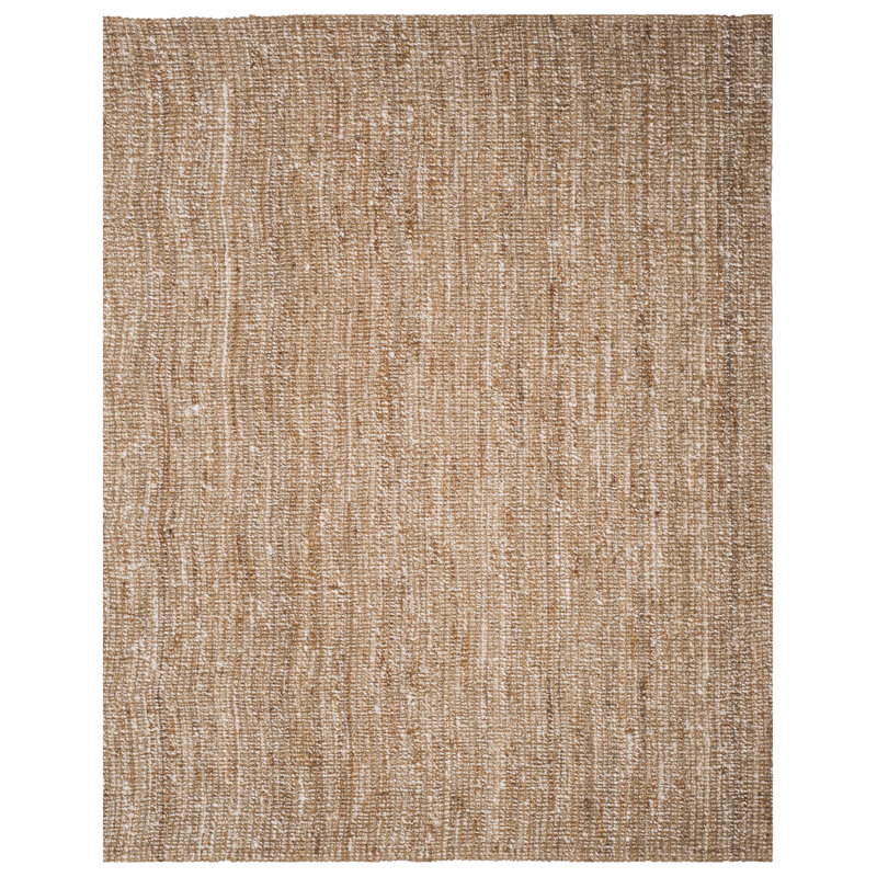 Alda Handmade Handwoven Jute/Sisal Natural/Ivory Rug, Rectangle 8' x 10'