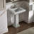 Memoirs 26.375" Tall Rectangular Pedestal Bathroom Sink with Overflow-1002044524-1002044529