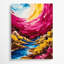 «Watercolor Landscape 97», art mural sur toile mauve-1641678587