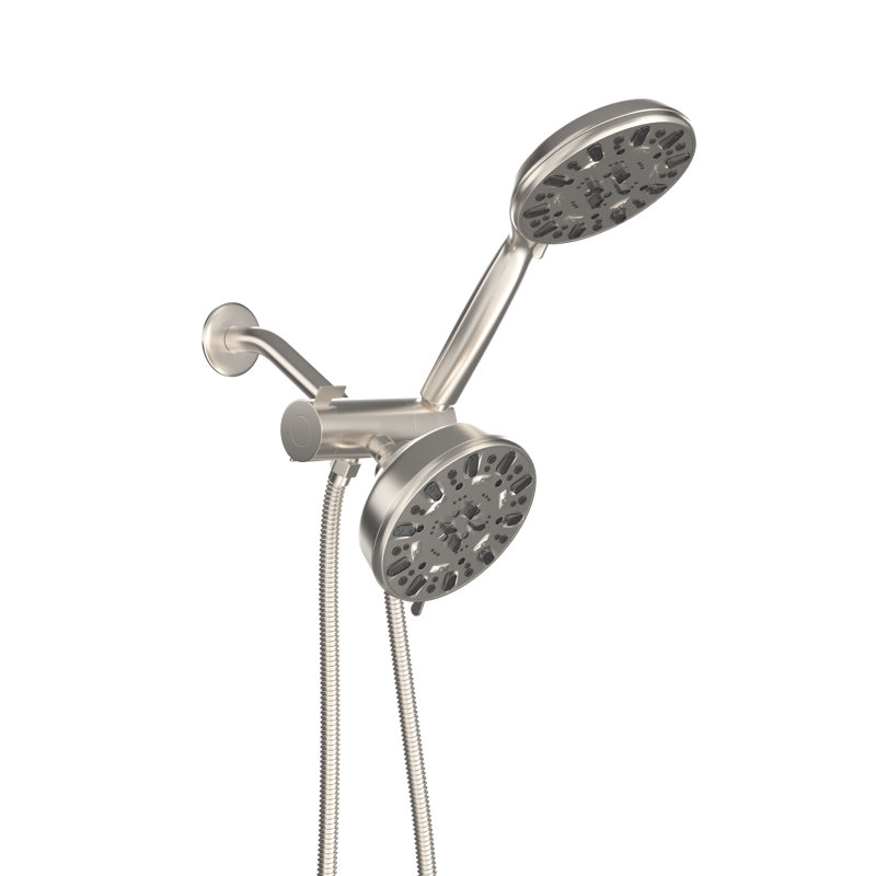 Shower Faucets & Systems Pressure-Balanced Complete Shower System with Rough in-Valve, Brushed Nickel