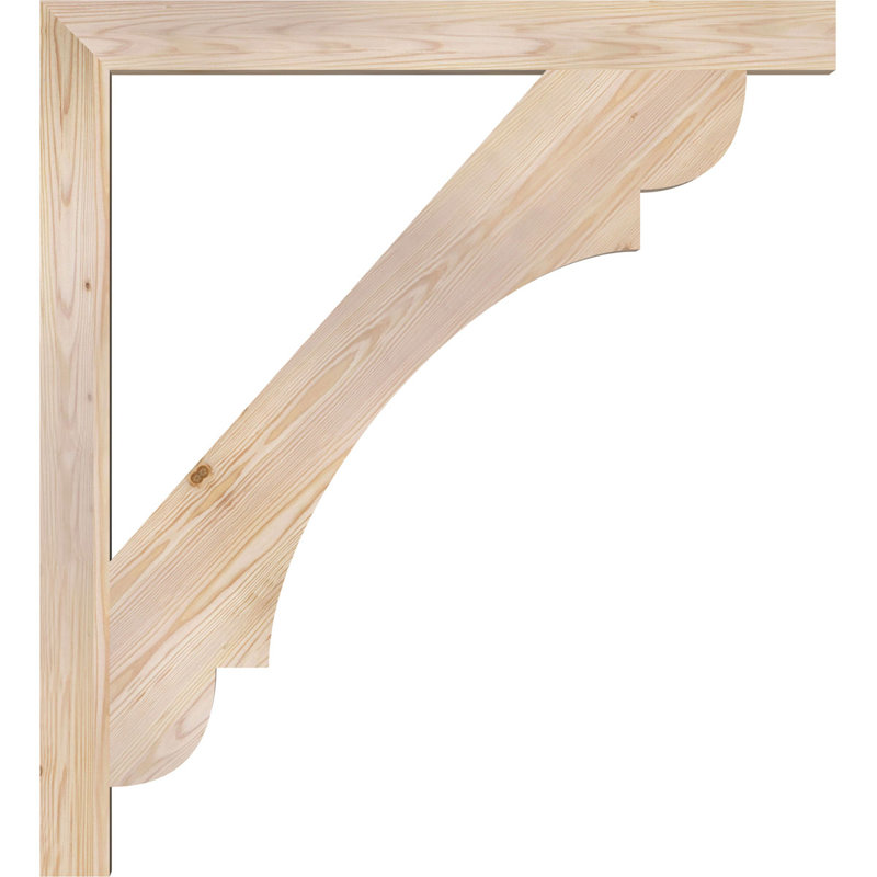 Olympic Block Bracket, 44"H  x 40"D, 3 1/2"W Douglas Fir (Smooth)