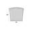 Exquisite Platinum-Finished Mirror With Sparkling Rhinestone Inlays And Expansive Viewing Area For Any Room.