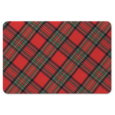 Christmas Plaid 30" x 20" Kitchen Comfort Floor Mat