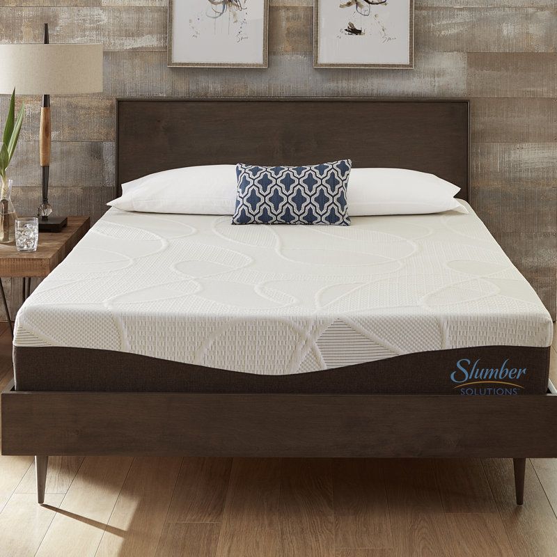 Slumber Solutions Plush Gel Memory Foam Mattress, California King, 10"