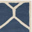 Tapis géométrique en laine touffeté à la main Cambridge-10990499