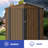 Galvanized Steel Vertical Storage Shed-101416516