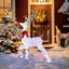 Renne de Noël lumineux de 4,3 pi, décoration de Noël lumineuse