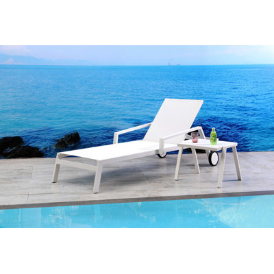 Chaise longue inclinable longue 83 po Abdulsamet