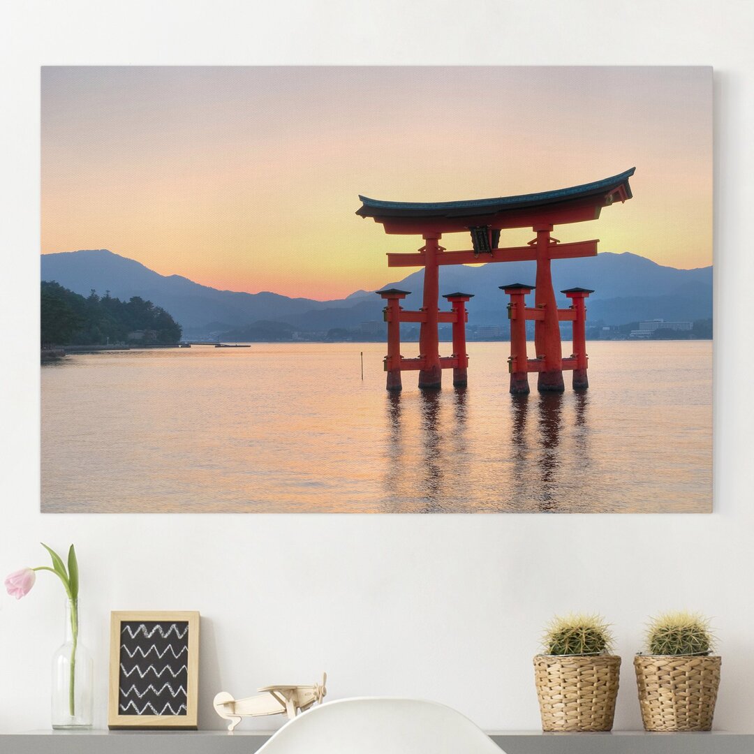 Leinwandbild - Torii Am Itsukushima