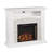 Caldina 45.75'' W White Electric Fireplace