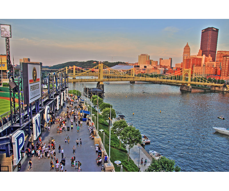 PNC Park, 12" H x 18" W