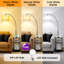 193cm Powder Coated Tray Table Floor Lamp