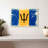 Borges Splattered Barbados Flag-109399159