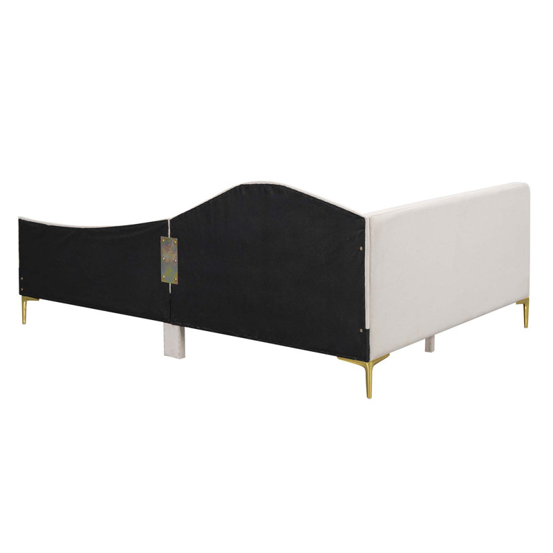 Ruthlene Upholstered Daybed Bed, Full/Double, Beige