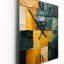 Cubisme géométrique plaines II - horloge murale moderne abstraite-99630626