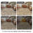 Vintage Distressed Oriental Washable Non-Slip Neutral Gray / Sage Indoor Runner Rug -534947667