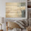 Simplicity Winter Dream - Paysage d'hiver, panneau mural en bois sur bois de pin naturel