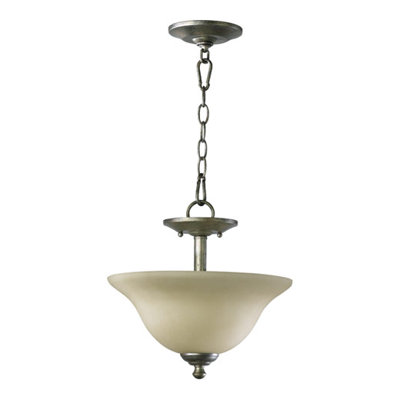 Bernardston Glass Semi Flush Mount