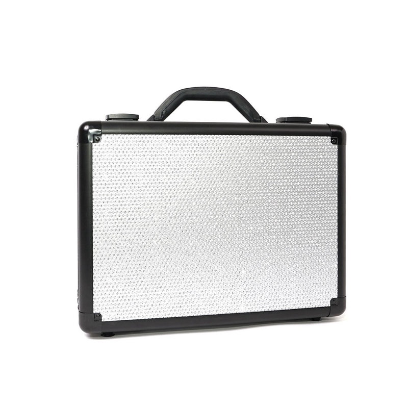 SlayCase Vanity Travel Case in Sparkle, Silver