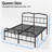 Ashwyn 14“ Metal Platform Bed Frame with Headboard and Footboard, No Box Spring Needed-2079916218